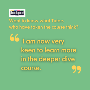 I am now very keen to learn more in the deeper dive course. 