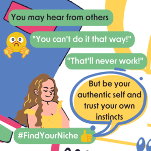 #findyourniche